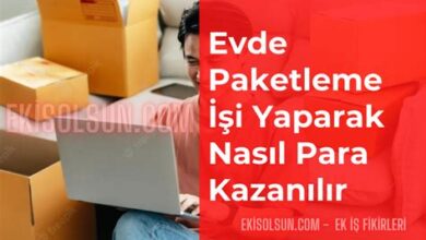 El İşi Satışı Yaparak Para Kazanma